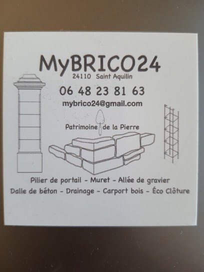 MyBRICO24 - ENTREPRISE DE RÉNOVATION - MAÇON - APPENTIS ET CARPORT BOIS, Artisan en Travaux Généraux et Rénovation à Saint-Aquilin