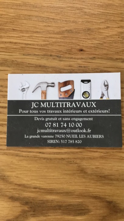 JC MULTITRAVAUX, Artisan en Travaux Généraux et Rénovation à Nueil-les-Aubiers