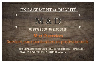 M & D Services, Artisan en Travaux Généraux et Rénovation aux Mées