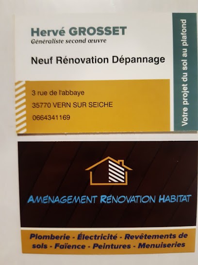 Aménagement Rénovation Habitat 35, Artisan en Travaux Généraux et Rénovation à Vern-sur-Seiche